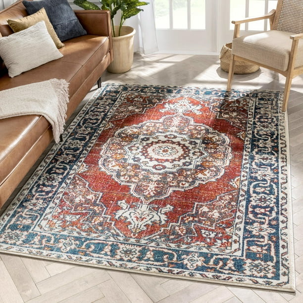 Durable Foam Backing 2' x 3' Oriental Pattern Non-Slip Grey Plush Crab Motif BLUENILEMILLS Baird Area Rug Durable Foam Backing 2' x 3' Oriental Pattern Non-Slip Grey Plush Crab Motif BLUENILEMILLS Baird Area Rug